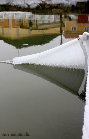 Wing of ice and snow Lumijääsiipi Sari Maanhalla
